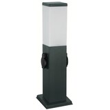  Brilagi - Spoljašnja lampa sa 2 SCHUKO utičnice NOVA, 1xE27/15W/230V, 40 cm, IP44, antracit | Eponuda.com