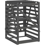  Spremište za kantu za smeće sivo 84x90x128,5 cm od borovine | Eponuda.com