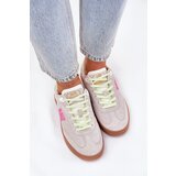 D.Franklin Suede Sport Shoes Sneakers Women Muted White | Shoptok.si