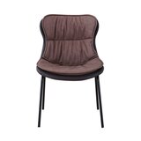Kayoom STOL, tekstil temno rjava, svetlo rjava | Shoptok.si