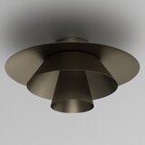  plafonsko svetlo plato 1xE27/15W/230V, prečnika 32 cm, antracit | Eponuda.com