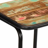  Barski stolci 2 kom 46x35,5x80 cm masivnog obnovljenog drva | shoptok.hr