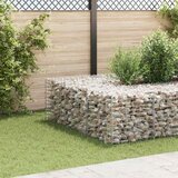 Furnova Kockasta visoka greda gabion iz jeklene žice 60x60x60 cm, (21921308) | Shoptok.si