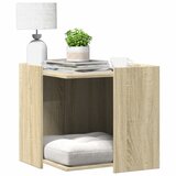 vidaXL Kutija z mačji pijesak boja hrasta 53x53x51cm konstruirano drvo | shoptok.hr