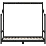  Za dječji krevet crni 80 x 160 cm od masivne borovine | shoptok.hr