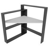 Hanah home radni sto kelly black white