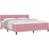 Box Spring Krevet s Madracem Ružičasti 180x200 cm Baršun | shoptok.hr