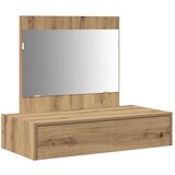 vidaXL Artisan hrast Drvo 83 x 40 x 70 cm Ogledalo Toaletni stol | shoptok.hr