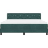  Krevet s opruga kutije Tamnozelena 200 x 180 cm Baršun | shoptok.hr