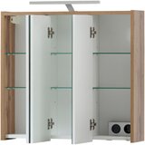 MID.YOU Omara Z Ogledalom Dex, Barva Hrasta, Osvetlitev | Shoptok.si
