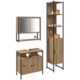  Set namještaja za kupaonicu 3 kom. Umjetnički hrast | shoptok.hr