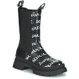 Desigual Polškornji SHOES CHELSEA HIGH LETTERING Črna Cene
