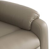  Naslonjač od umjetne kože boja cappuccina | shoptok.hr
