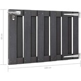 vidaXL vrtna vrata od wpc-a 100 x 60 cm siva | shoptok.hr
