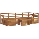  Set vanjskih sofa 7 kom. Prirodna Poliester 59 x 59 x 37 cm | shoptok.hr