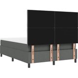  Krevet s opruga kutije Tamno siva 140 x 190 cm tkanina | shoptok.hr