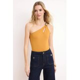 TRENDYOLMILLA Ženski bodi TWOSS26BD00010, Žuti Cene