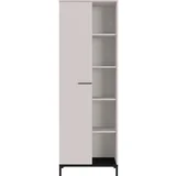 Kremno bel regal 64x190x34 cm Rovigo –