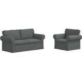  Set sofe 2 pcs Tamno siva 175 x 82 x 80 cm tkanina | shoptok.hr