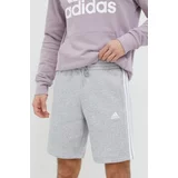 Adidas Kratke hlače moški, siva barva