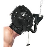 Master Series Degraded Sensory Deprivation Hood with Funnel Black Cene