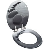vidaXL Deske za WC školjko s počasnim zapiranjem 2 kosa MDF kamni, (20764661) | Shoptok.si