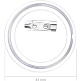  Set gumba za značke sa sigurnosnim iglama 100 kom akrilni 44 mm | shoptok.hr