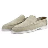 Ducavelli Facile Suede Genuine Leather Men's Casual Shoes. Loafers Shoes Sand Beige.