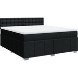  Krevet s oprugama i madracem crni 180x200 cm od tkanine | shoptok.hr