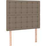 Maison Chic Posteljno vzglavje - Vzglavna omarica 2 kosa taupe 100x5x78/88 cm blago, (22076961) Cene
