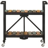  Kuhinjska kolica 87x 36 x 81 cm od masivnog obnovljenog drva | Eponuda.com