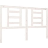  Uzglavlje za krevet bijelo 146 x 4 x 100 cm od masivne borovine | shoptok.hr