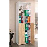 MID.YOU Arhivska Omara Lona Xxl, Bela, Barva Hrasta | Shoptok.si