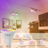 GY pametne rgbw led žarnice z wifi upravljanjem – komplet 6 kosov odprta embalaža | Shoptok.si