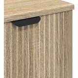 vidaXL Kopalniška omara za umivalnik sonoma hrast 60.5 x 33.5 x 61 cm | Shoptok.si