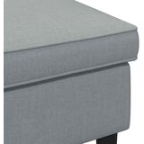  Stolica za noge Svjetlosiva 55 x 35 x 41 cm Tkanina | shoptok.hr