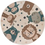 Hanse Home Bež otroška preproga ø 140 cm Animal Party – | Shoptok.si