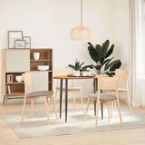 vidaXL Mizna plošča svetlo rjava 100x50x2 cm trdna hrastovina ovalna | Shoptok.si
