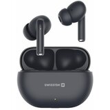 Swissten Bluetooth 5.0 slušalke na dotik, avtonomija 15 h, s polnilnim kablom USB-C, Črna, (5000277805) Cene