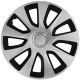 Pokrovi platišč srebrna/črna 17", 4 kosi