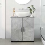  Kupaonski ormar s pohranom Betonski sivi 61 x 35 x 64 cm | Eponuda.com