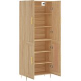  Visoka komoda hrasta sonome 69,5x34x180cm od konstruiranog drva | shoptok.hr