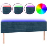  LED uzglavlje tamnoplavo 200x5x78/88 cm baršunasto | Eponuda.com