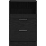  Noćni ormar 2 pcs Crni hrast 40 x 35 x 65 cm Konstruirano drvo | shoptok.hr