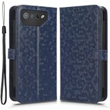INORCO Za telefon Asus ROG Phone 7 5G mobilni telefon denarnica torbica PU usnjeno stojalo s pikčastim vzorcem natisnjen ovitek za telefon, (22033301) Cene