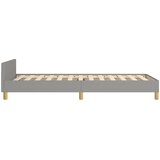  Okvir kreveta bez madraca svjetlosivi 90x200 cm od tkanine | shoptok.hr