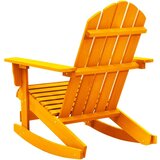 vidaXL Vrtna stolica za ljuljanje Adirondack od jelovine narančasta | shoptok.hr