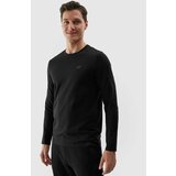 4f Men's Plain Long Sleeve T-Shirt - Black cene