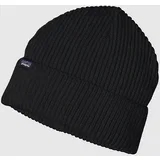 Fishermans Rolled Beanie Crna