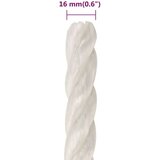  Radno uže bijeli 16 mm 250 m od polipropilena | shoptok.hr